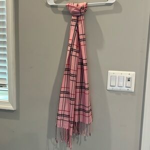Pink scarf